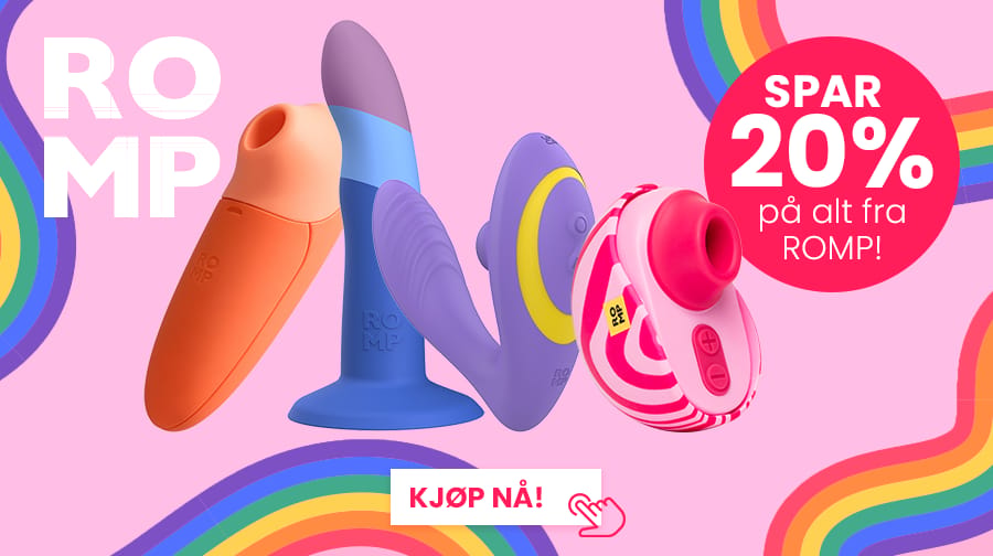 Feir Pride med 20% rabatt på ROMP!