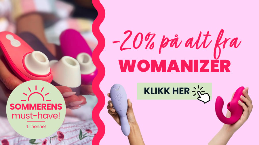 Alle Womanizer-modeller 20% rabatt!