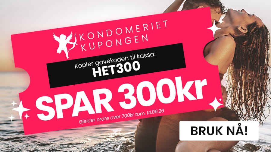 Spar 300kr på din ordre over 700kr akkurat nå!