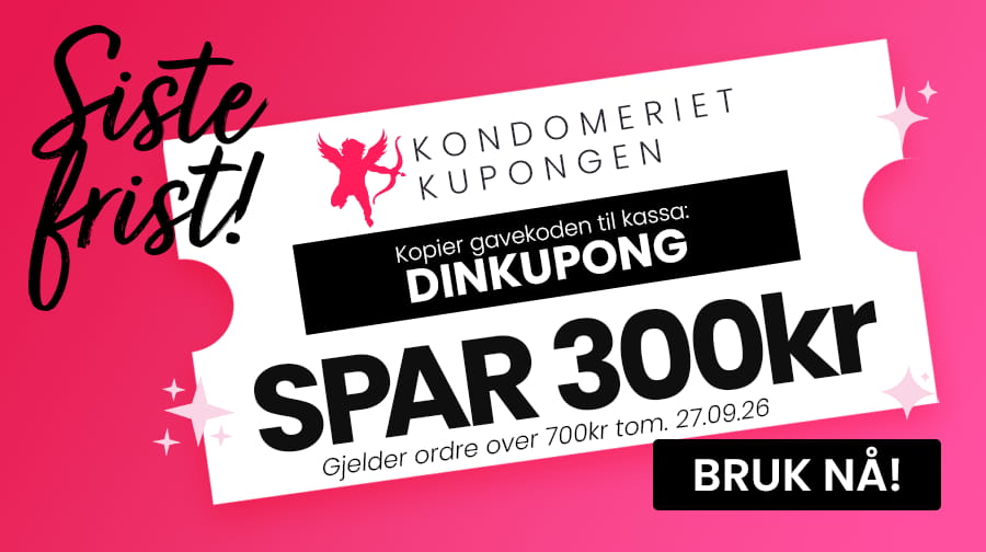 Kjøp for over 700kr og få 300kr rabatt!