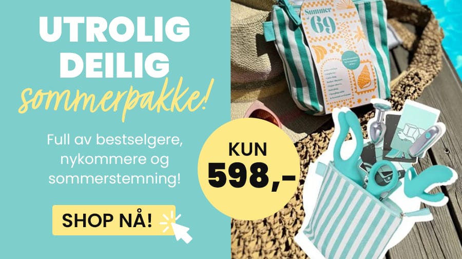 Sommerpakken med alt du trenger for en deilig ferie!