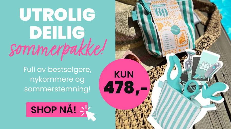 Sommerpakke: kun 478kr akkurat nå!