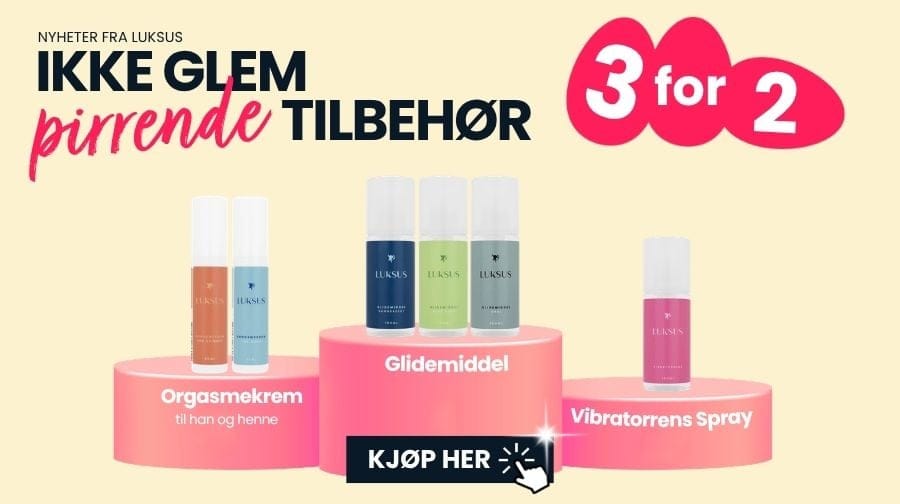 3 for 2 på tilbehør!