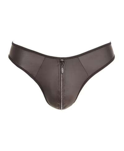 Svenjoyment Underwear - Men's G-String with Rhinestone Zip