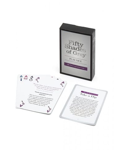 Fifty Shades Talk Dirty kort Play Nice