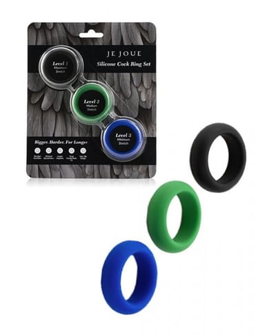 Ereksjonsring sett stretch 3 pk