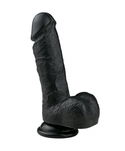 EasyToys realistisk dildo 17,5 cm sort
