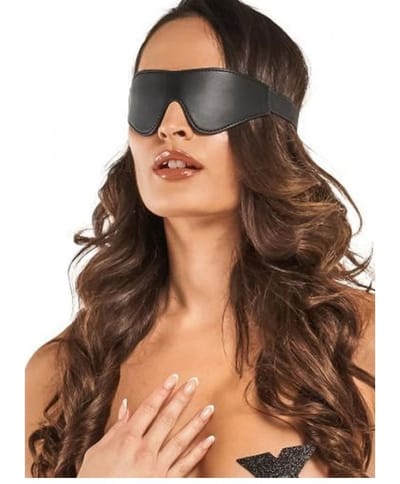 Bedroom Fantasies Faux Leather Blindfold