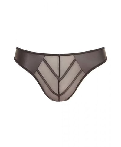 Svenjoyment Underwear - Faux Leather G-String with Powernet