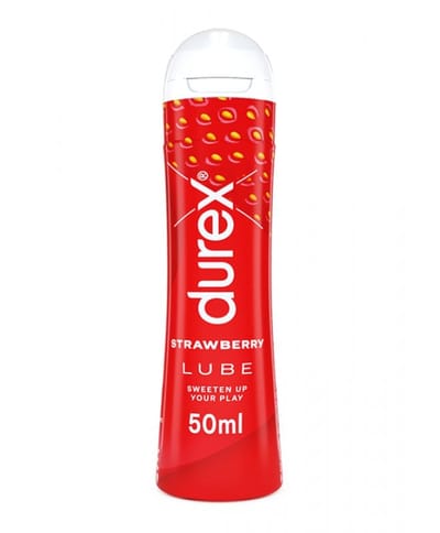 Glidemiddel vannbasert Durex jordbær
