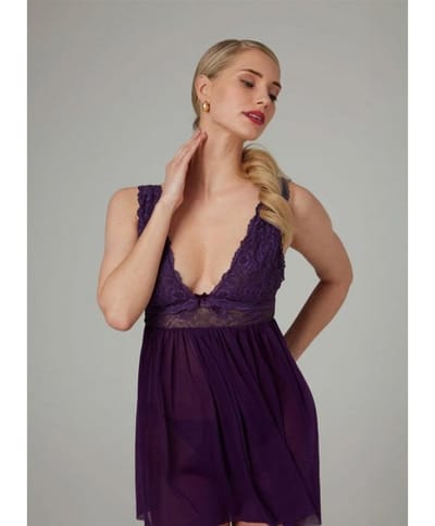 Christine - Babydoll Lieve Purple 2XL/3XL
