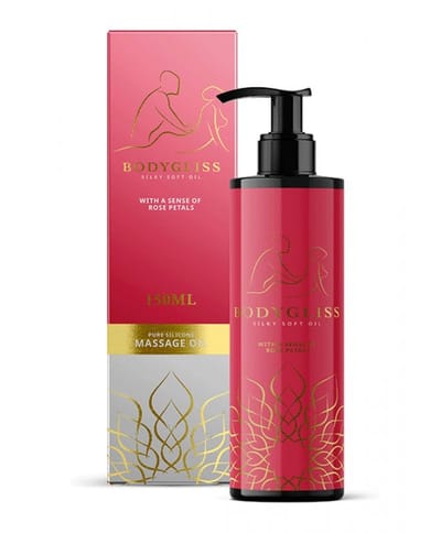 Massasjeglid BodyGliss 2-i-1 rose petals