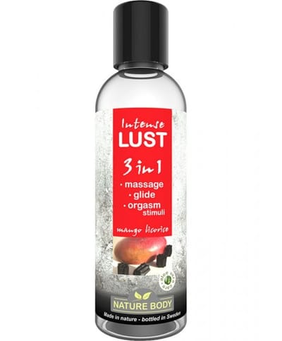 Glidemiddel lakris mango 3-i-1