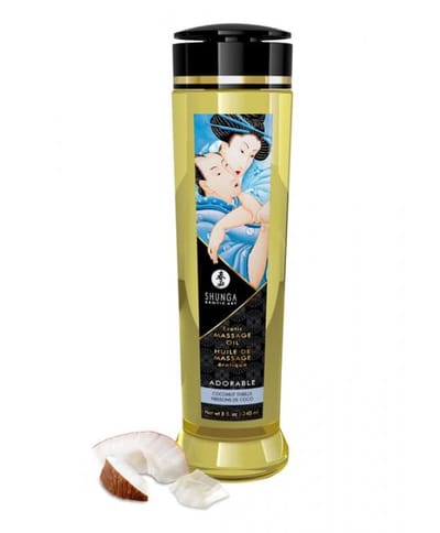 Shunga massasjeolje kokos