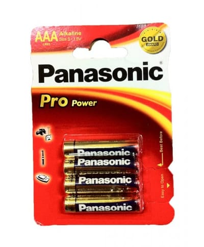 Panasonic AAA-batterier 4pk