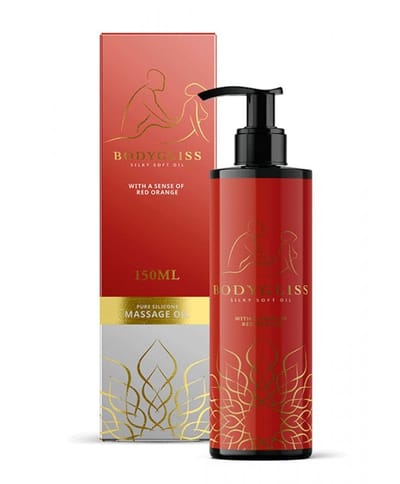 Massasjeglid BodyGliss 2-i-1 red orange