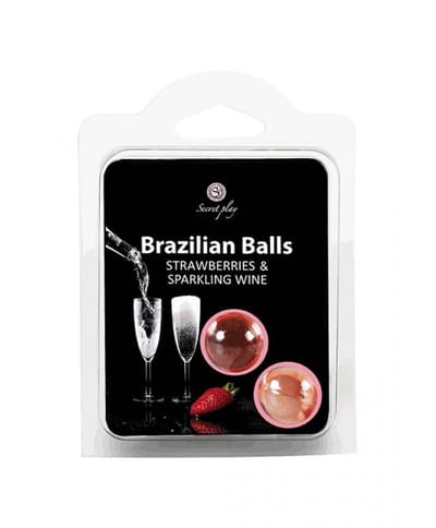 Brazilian balls jordbær/champange