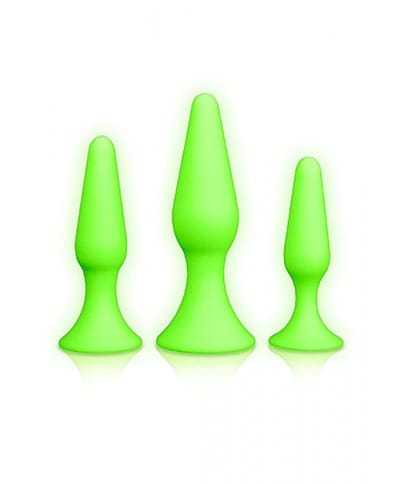 Ouch - Butt Plug Set Glow In The Dark