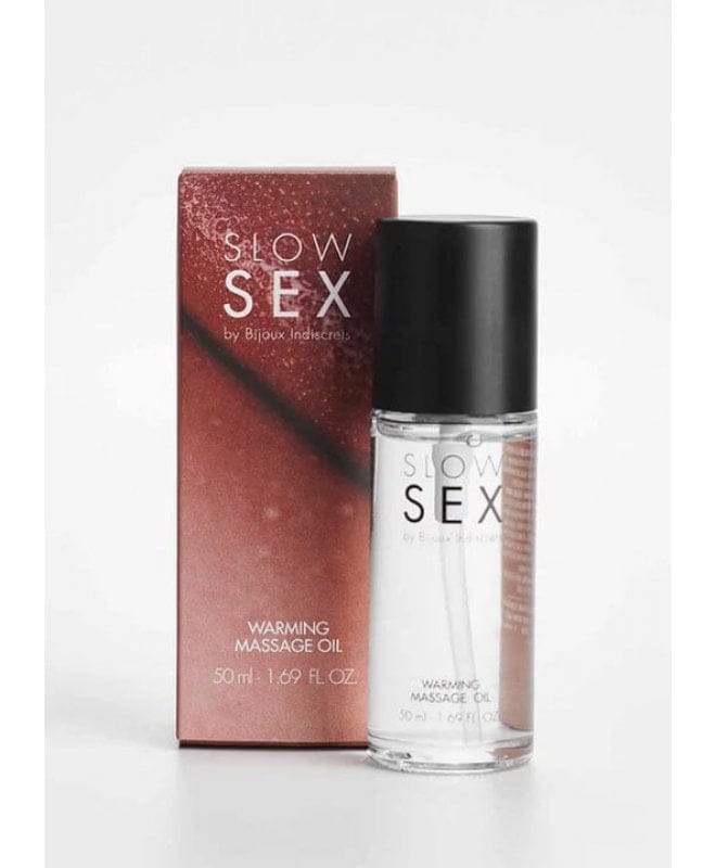 Warming massage oil - Slow Sex