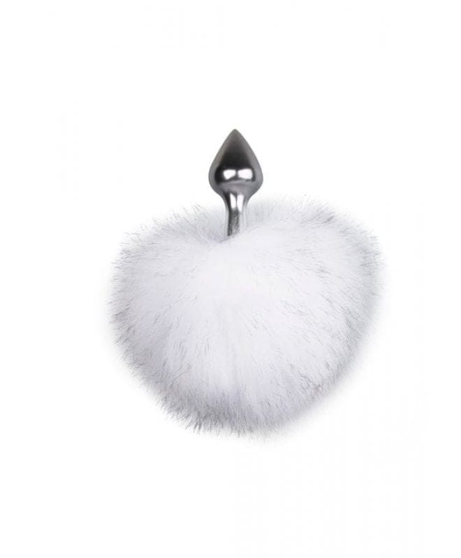 EasyToys Bunny Tail buttplug No.1 sølv