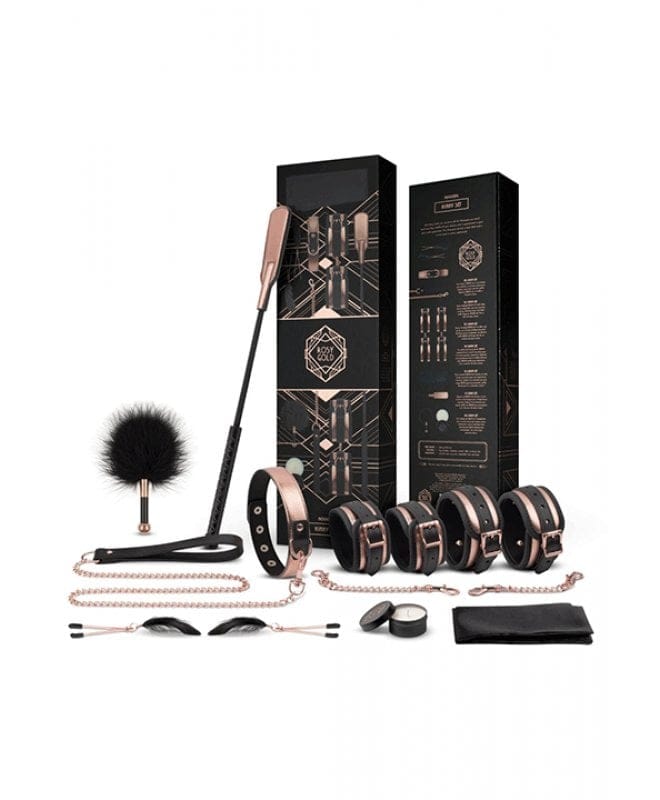 BDSM-sett Rosy Gold Nouveau rosegull