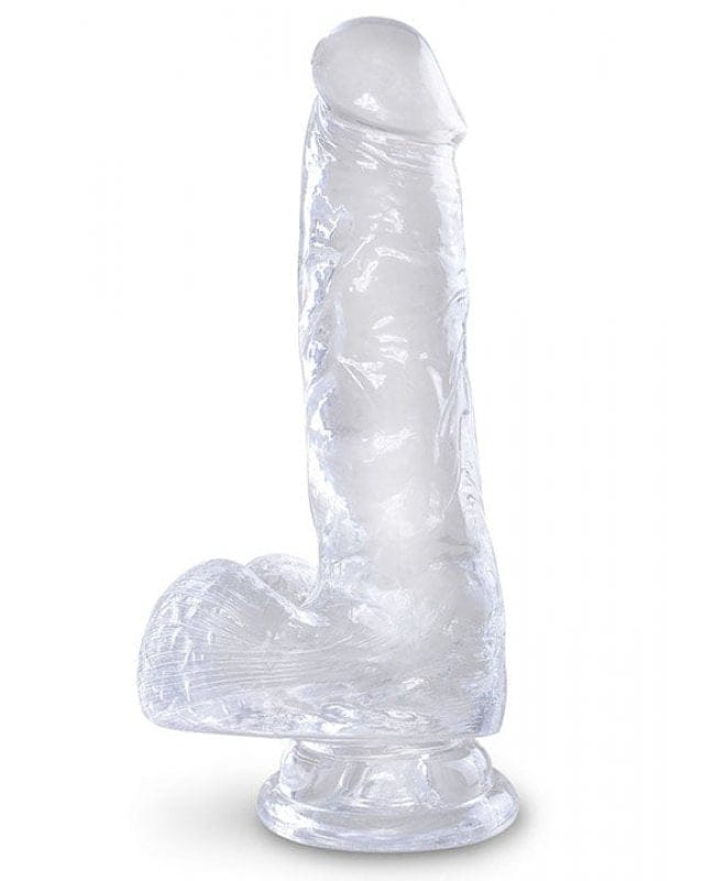 Dildo Clear King Cock 15 cm