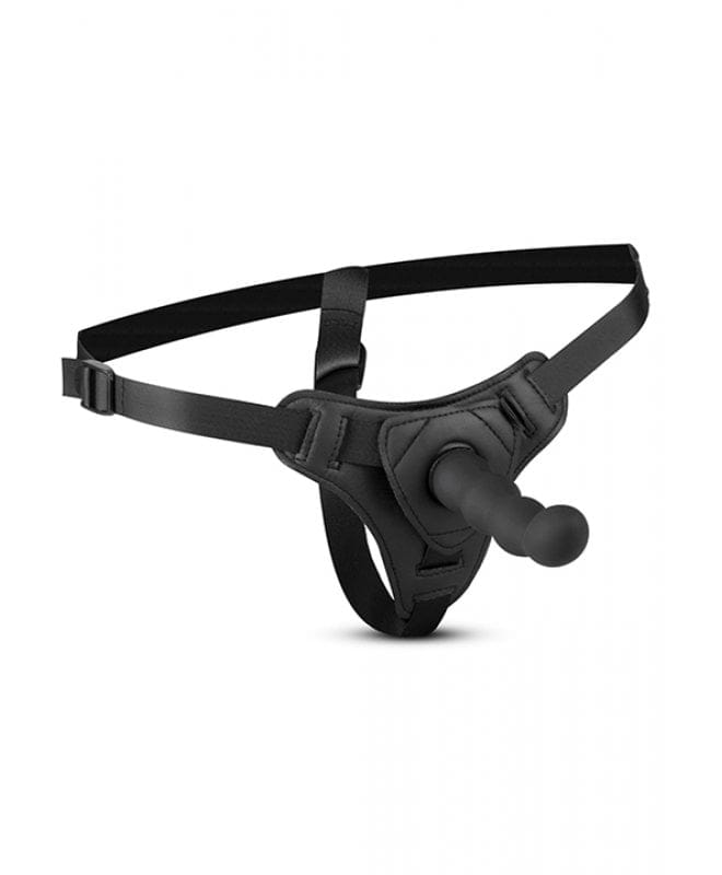 Teazers sort silikon strap-on