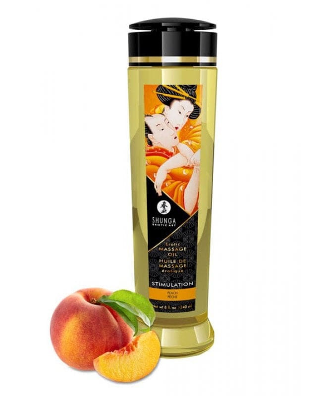 Shunga massasjeolje fersken