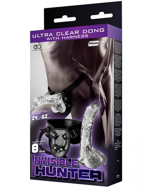 Invisible Hunter - 8 Inch Dong Strap-On