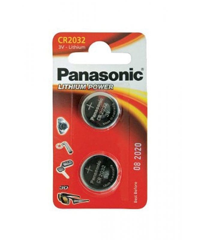 Batterier Panasonic CR2032 2 pk