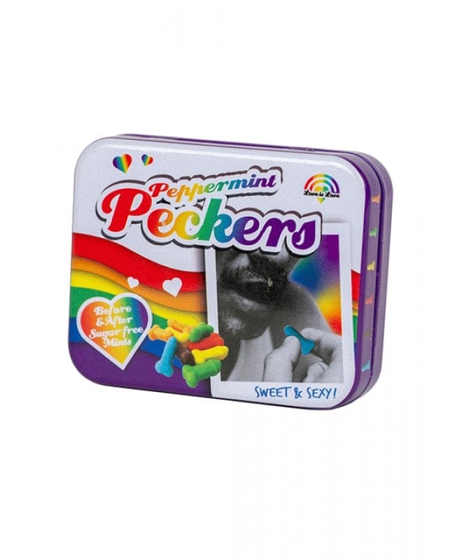 Regnbuefarget penis mint pastiller