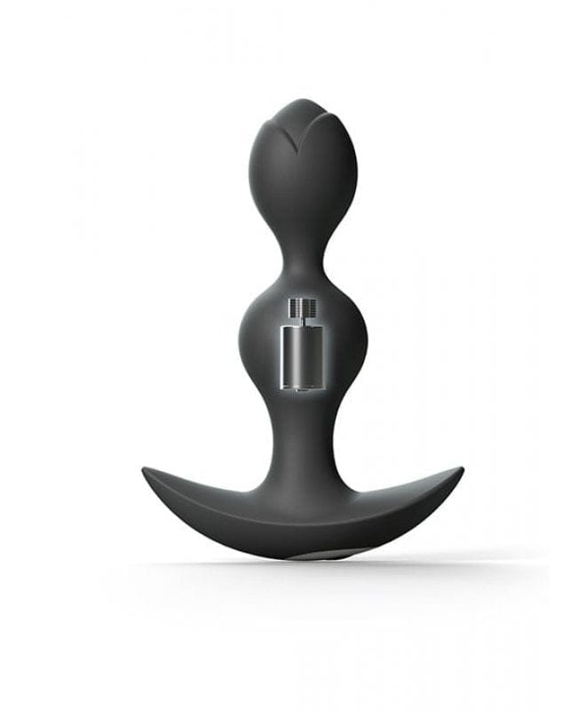 Vibrerende analplugg Twinny Bud sort