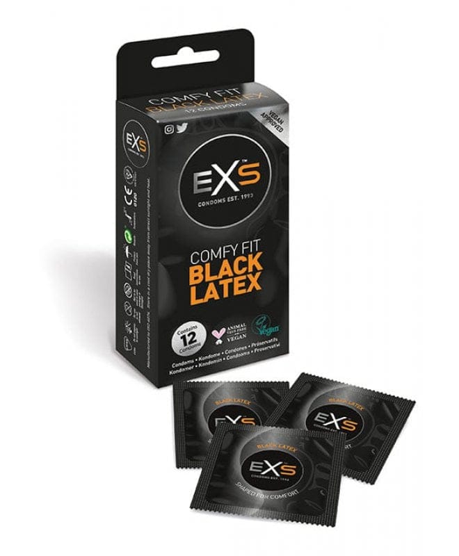 Kondomer EXS Black Latex 12 pk