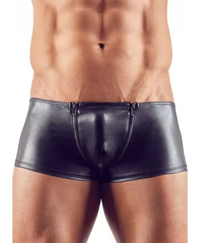 Svenjoyment Underwear - Wet look Men's Zippered Boxers
