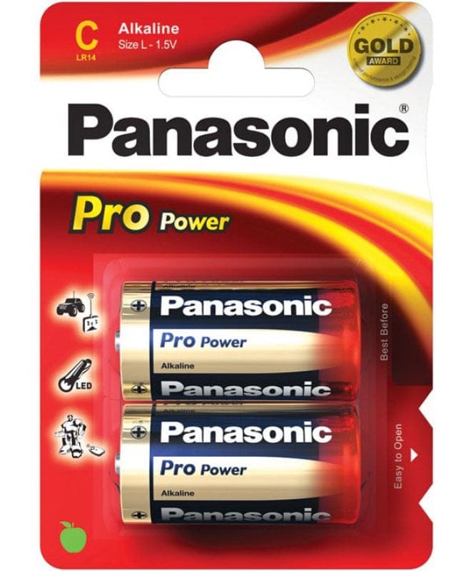Panasonic C-batterier 2pk
