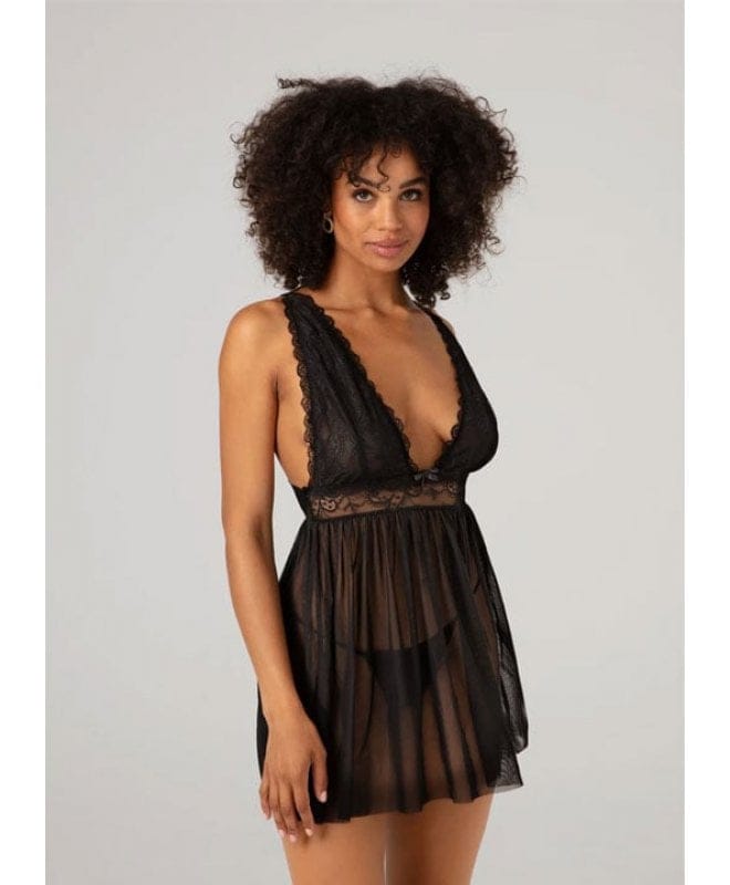 Christine - Babydoll & Thong Lieve Red