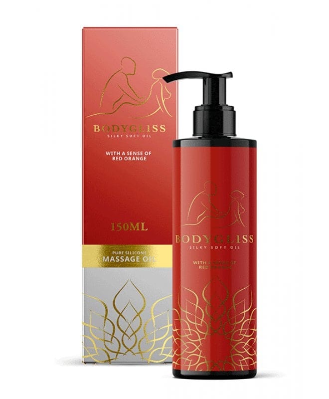 Massasjeglid BodyGliss 2-i-1 red orange