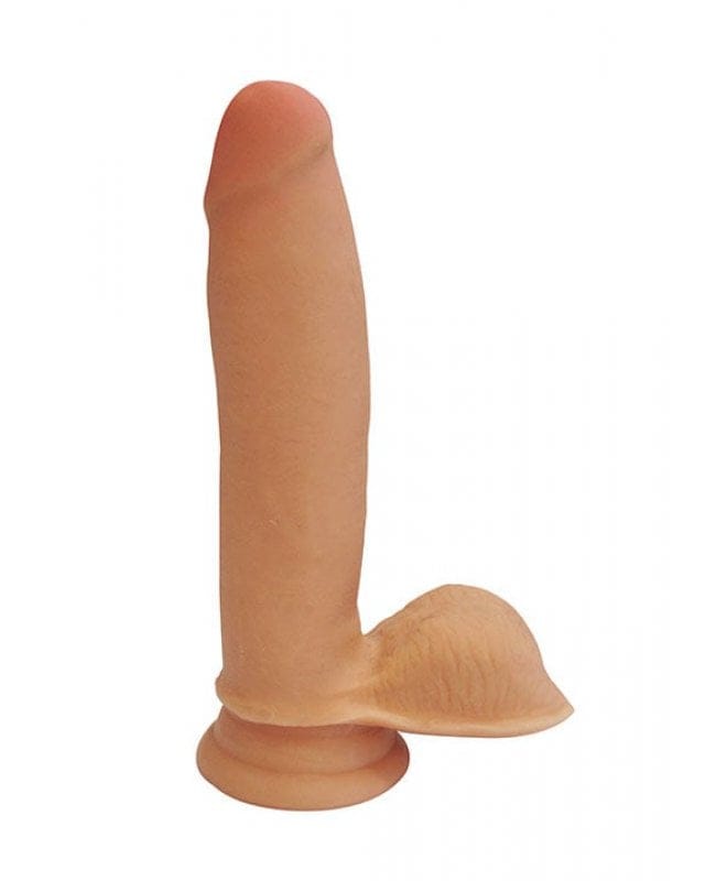 Dildo med sugekopp 18 cm naturtro