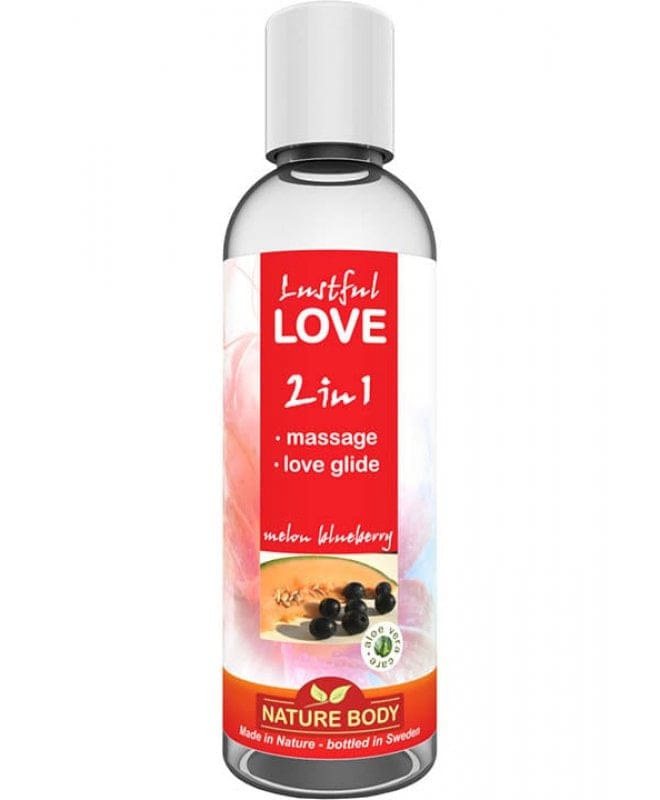 Glidemiddel melon blåbær 2-i-1