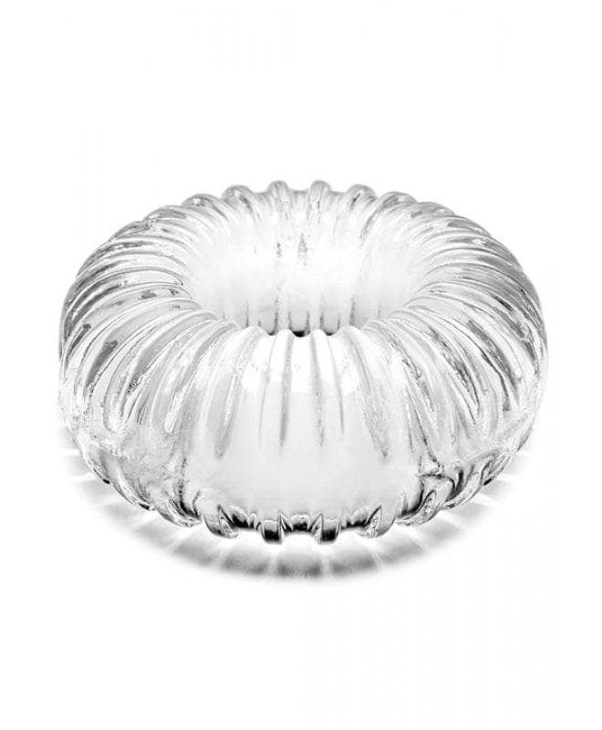 Ereksjonsring med riller transparent