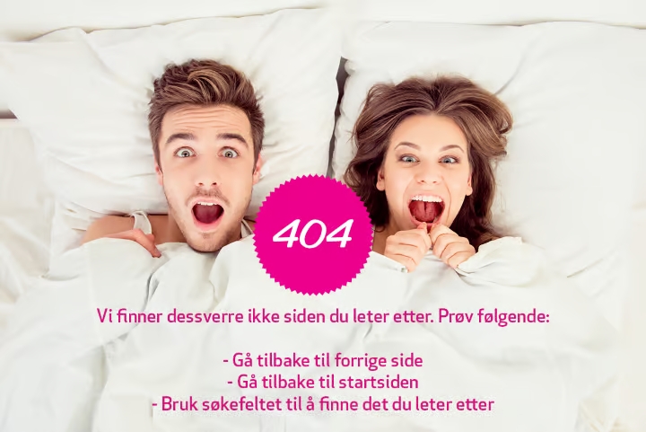 404 - Side ikke funnet