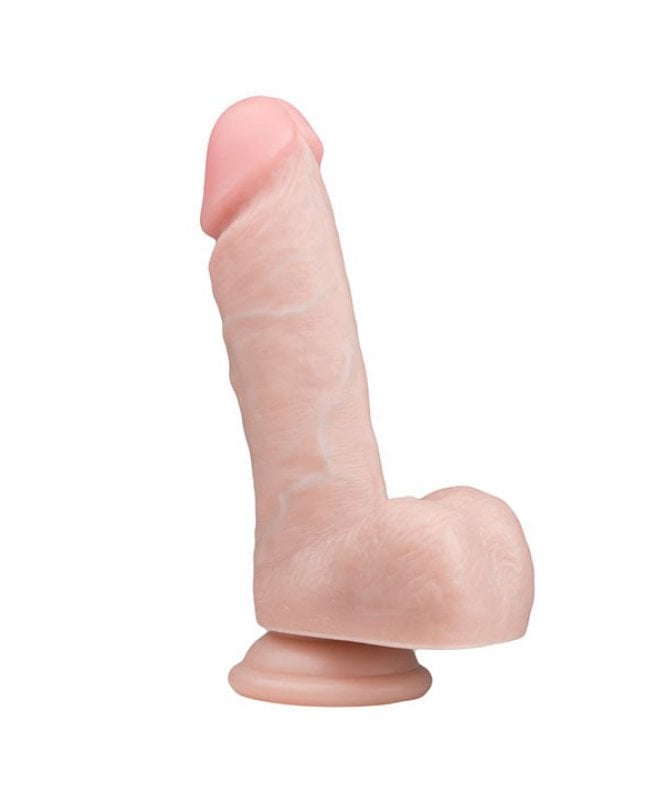 Dildo med baller Realistic 17,5 cm