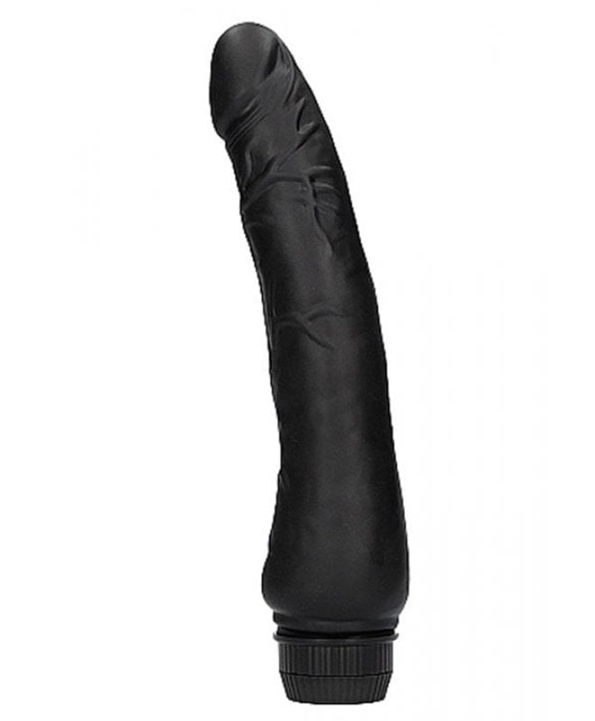 G-punktvibrator lang trinnløs sort