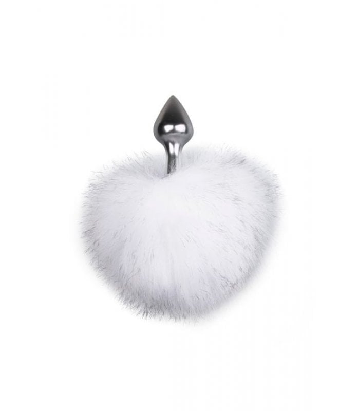 EasyToys Bunny Tail buttplug No.1 sølv