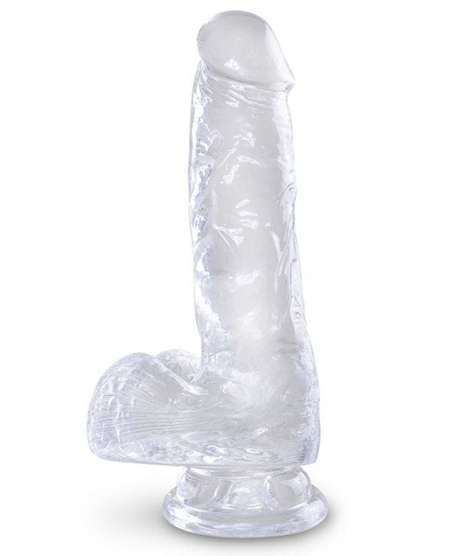 Dildo Clear King Cock 15 cm