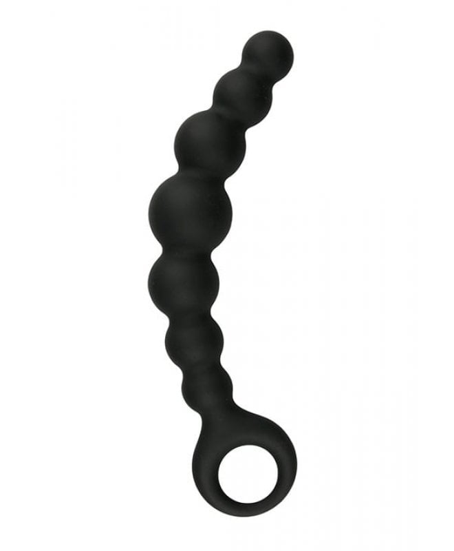 EasyToys sort analplugg med kuler