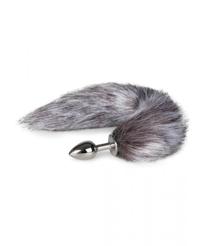 EasyToys Fox Tail buttplug No. 5 sølv