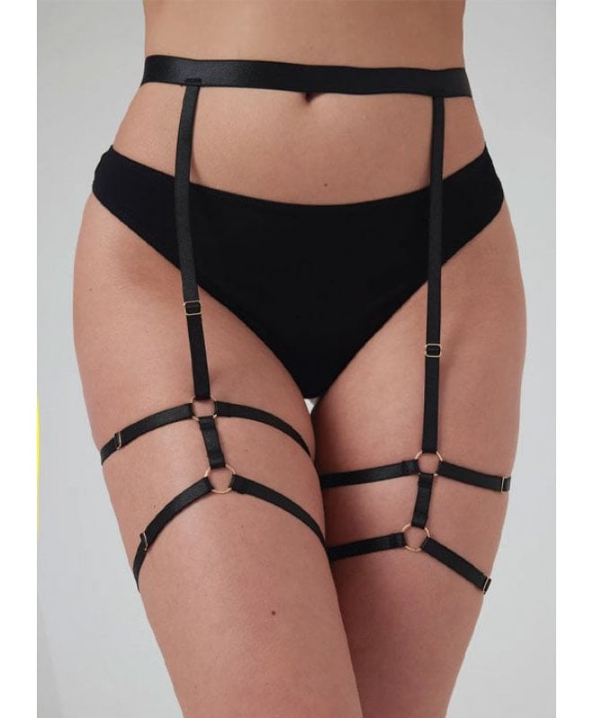 Christine - Strappy Garterbelt Blushing