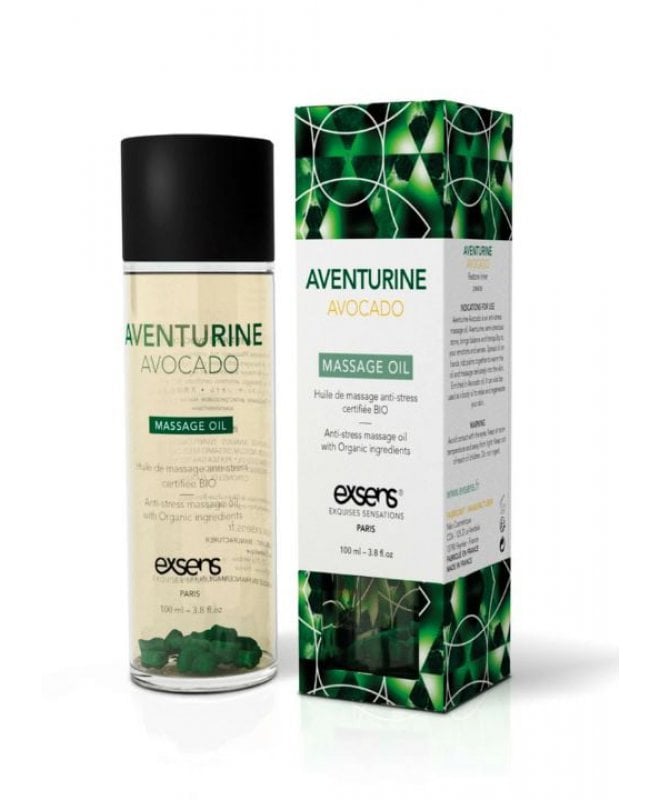 Exsens Aventurine avocado massasjeolje