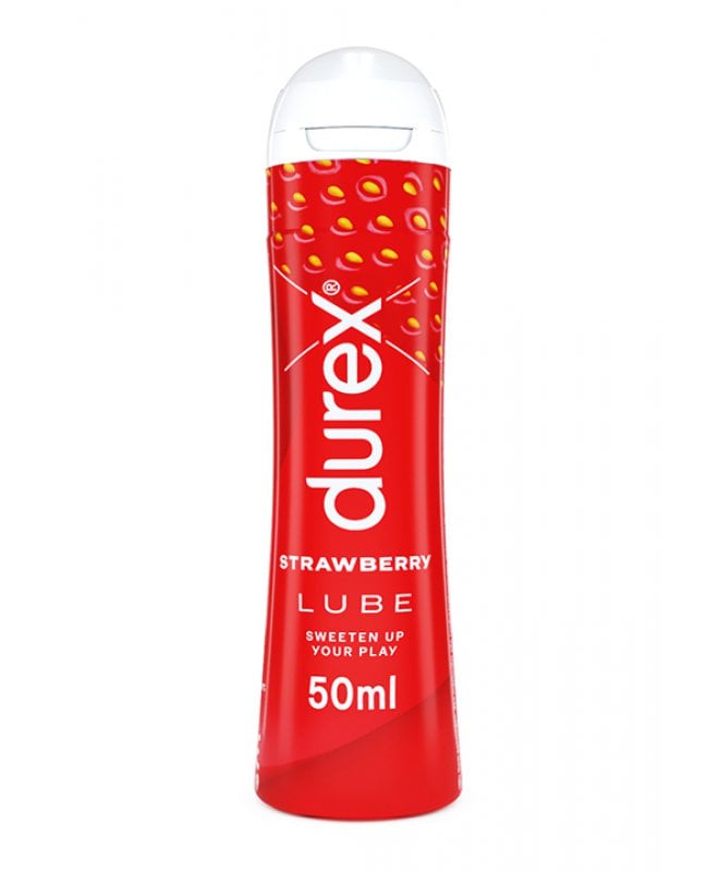 Glidemiddel vannbasert Durex jordbær